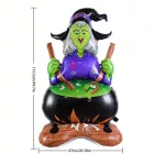 Felfújható boszorkány, fólialufi 113x67 cm - Halloween - ÚJ