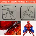 Felfújható Pókember, fólialufi - Spiderman - 65x51 cm - ÚJ