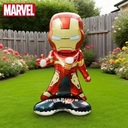 Felfújható Vasember, fólialufi - Ironman - 55 cm magas - ÚJ