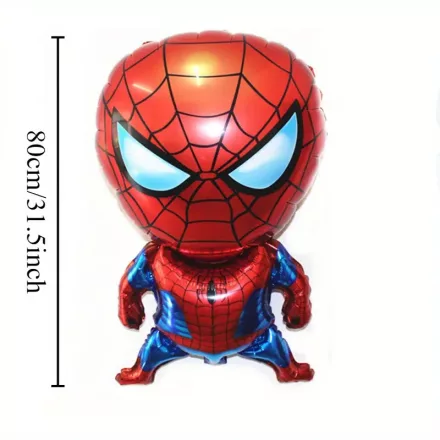Felfújható Pókember, fólialufi - Spiderman - 80 cm magas - ÚJ