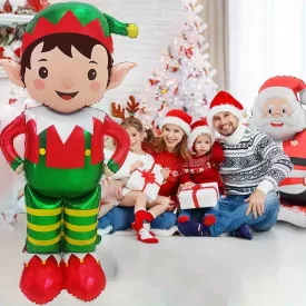   Felfújható karácsonyi manó, elf, fólialufi 155 cm - Karácsony - ÚJ