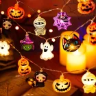 Party izzósor, 20 led, 300 cm - Halloween - ÚJ