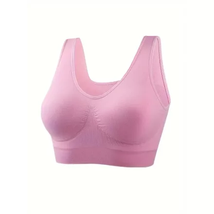 Női 5XL-es rózsaszín sportmelltartó - ÚJ