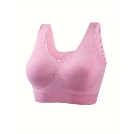 Női XL-es rózsaszín sportmelltartó - ÚJ