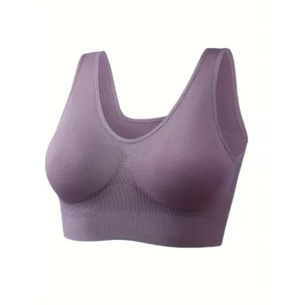 Női 5XL-es lila sportmelltartó - ÚJ