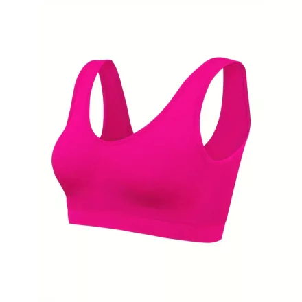 Női 4XL-es pink sportmelltartó - ÚJ