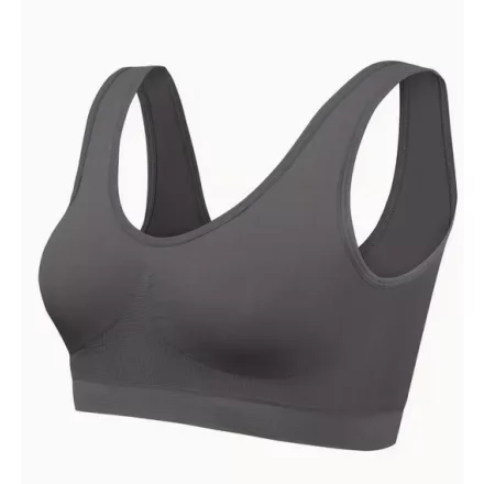 Női 4XL-es szürke sportmelltartó - ÚJ