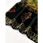 Női 1XL-es nagyméretű bohém, színes mintás szoknya - ÚJ