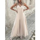 Női L-es dapp pántos playsuit, nyári overall - ÚJ