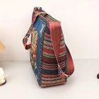 Elefántos vászon táska, textil táska, oldaltáska - ÚJ 