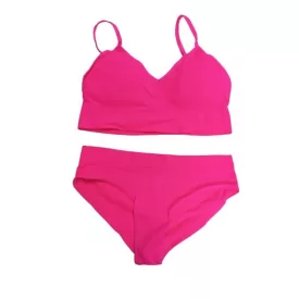   Női XL-es pink alsónemű szett - melltartó és bugyi - ÚJ