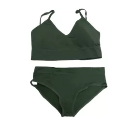   Női XL-es khaki alsónemű szett - melltartó és bugyi - ÚJ