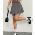 Női szürke rakott miniszoknya, pliszírozott szoknya - Hermione (Harry Potter) jelmezhez is jó - ÚJ