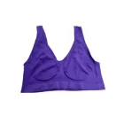 Női 4XL-es sötétlila sportmelltartó - ÚJ