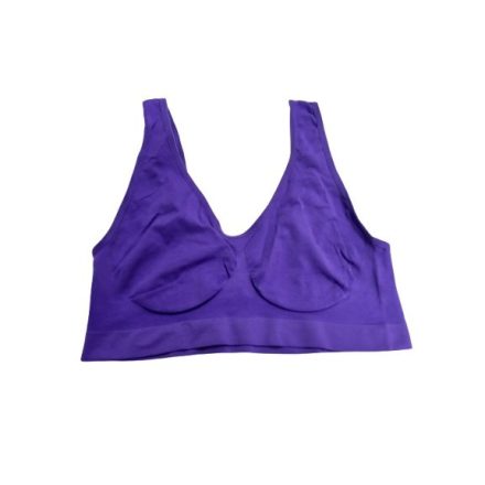 Női 4XL-es sötétlila sportmelltartó - ÚJ