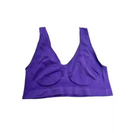 Női 5XL-es sötétlila sportmelltartó - ÚJ