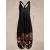 Női S-es fekete virágos hárem nyári overall, playsuit - ÚJ