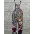 Női M-es szürke kantáros nadrág, bohém nyári overall, playsuit - ÚJ