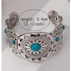 Ezüst türkiz köves karkötő karperec - ÚJ