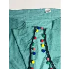 Ciánkék bojtos strandszoknya - ÚJ