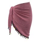 Piros bojtos strandszoknya - ÚJ