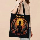 Namesté mintás erős anyagú táska, textil táska, bevásárlótáska - ÚJ 