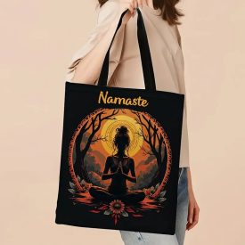   Namesté mintás erős anyagú táska, textil táska, bevásárlótáska - ÚJ 