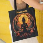 Namesté mintás erős anyagú táska, textil táska, bevásárlótáska - ÚJ 