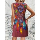 Női rózsaszín álomfogós miniruha - ÚJ