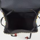 Női etnikai mintás hímzett virágos hátizsák, vintage stílus - ÚJ