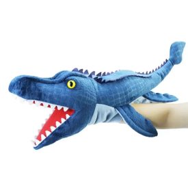 Mosasaurus dínó, dinoszaurusz plüss kézbáb - ÚJ
