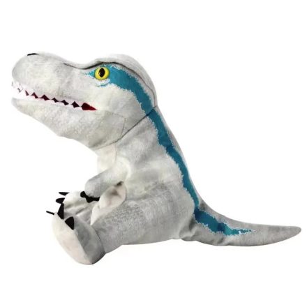 Raptor dínó, dinoszaurusz plüss kézbáb - ÚJ