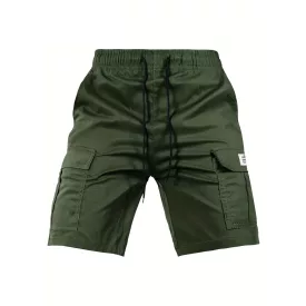 Férfi khaki cargo rövidnadrág, short - ÚJ