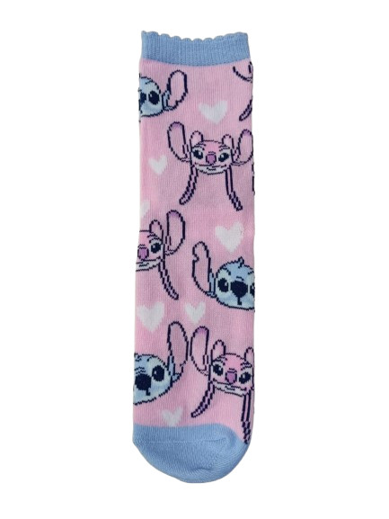 31-34-es lány zoknik, 3 pár egyben - Lilo & Stitch - ÚJ