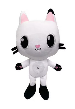 Fehér cica, macska plüss figura - White Cat - Gabi babaháza - Gabby's Dollhouse - ÚJ