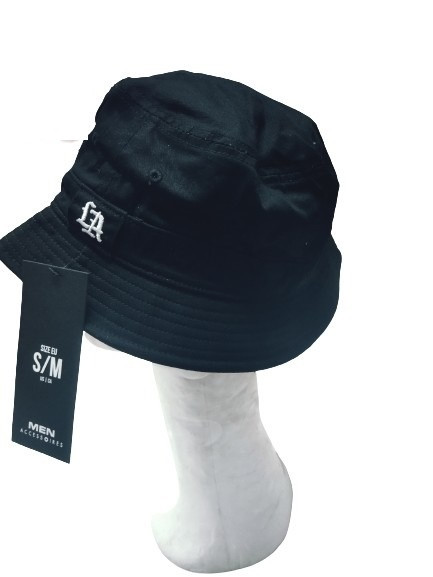 60 cm-es fejre fekete vászon nyári kalap (férfi vagy fiú) - New Yorker - ÚJ