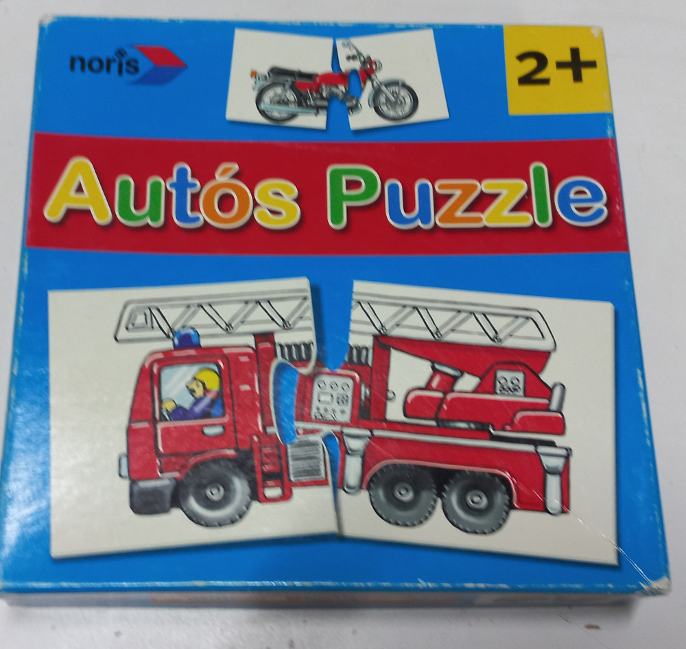 Autós puzzle kicsiknek - Noris (doboza kicsit kopottabb)