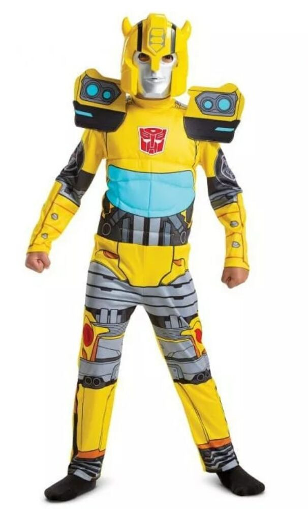 7-8 évesre Bumblebee jelmez álarccal - Transformers - ÚJ