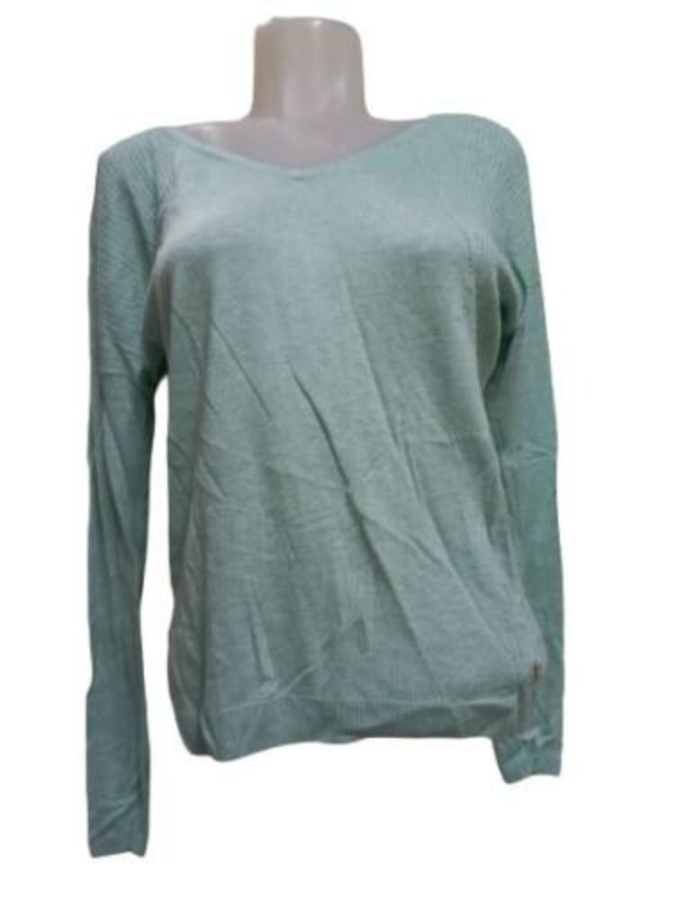 Női S-es zöld finomkötött pulóver - Promod