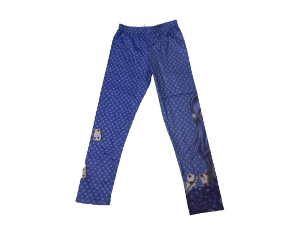 140-es kék pöttyös leggings - Santoro - ÚJ