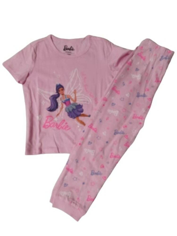 110-es rózsaszín pizsama - Barbie - ÚJ