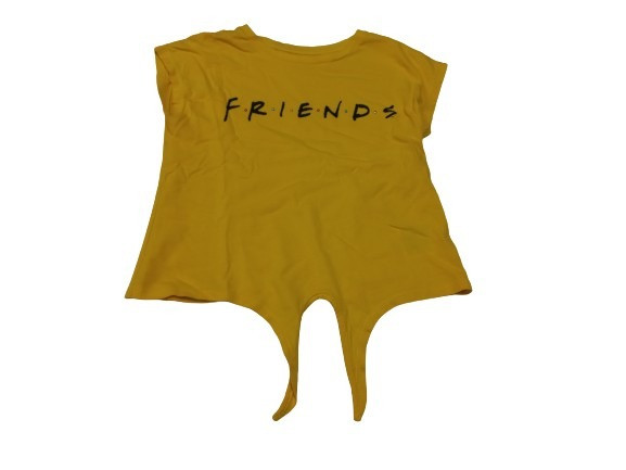 134-es mustársárga feliratos (Jóbarátok) póló - Friends